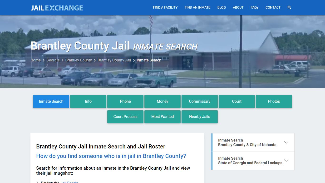 Brantley County Jail Inmate Search - Jail Exchange